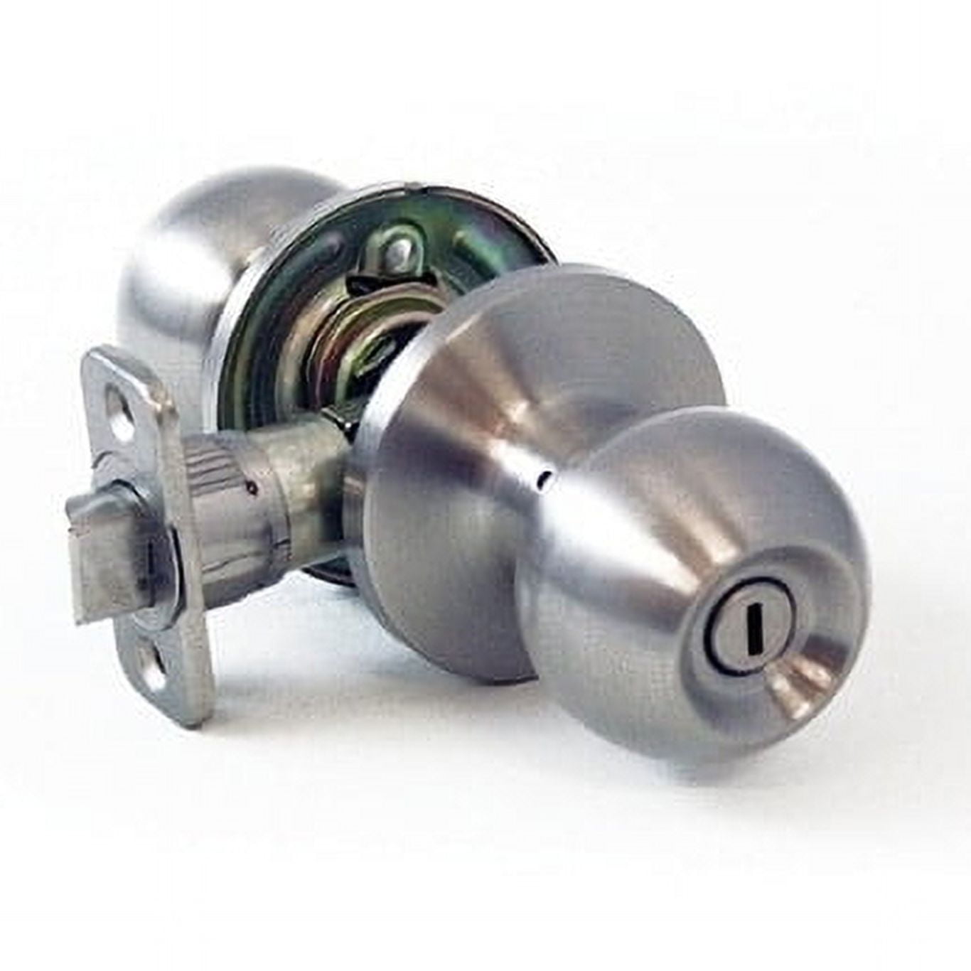 Atlas Door Locks, 1732191, Polished Brass Privacy Ball Knob Door Lock, Bed & Bath, Color: Polished Brass