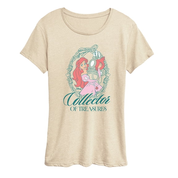 Disney Princess - Ariel Collector of Treasures - Women's Short Sleeve Graphic T-Shirt