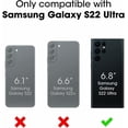 thumbnail image 5 of OtterBox Samsung Galaxy S22 Ultra (Only) - Defender Series Case - Dark Tide (Blue & Black) - Screenless - Rugged & Durable - with Port Protection - Holster Clip Included - Non-Retail Packaging, 5 of 7