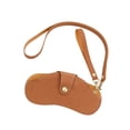thumbnail image 2 of Estuche para gafas de sol Bolsa para anteojos con correa para la muñeca Correa para el cuello Botón a presión portátil Estuche para gafas Estuche para Marrón Fernando Estuche para anteojos, 2 of 8