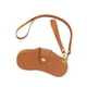 thumbnail image 2 of Estuche para gafas de sol, bolsa para gafas con correa para la muñeca, correa para el cuello, botón a presión portátil Marrón, 2 of 9