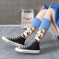 thumbnail image 5 of Silaia Bluey Print Socks For Women Men,Crew Socks,Sporty Calf Socks,Casual Socks, Design Socks for Hiking, Sport, 5 of 6