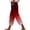 Red, variant on Staron Women's Casual Loose Harem Pants Cropped Drawstring Tie-Dye Fashion Pockets Capri Trousers, Blue XXL