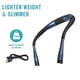 thumbnail image 2 of Luz LED de tres colores para colgar en el cuello, luz de lectura LED de tres colores, negra, gris y plateada, 10x7,4x1,1 pulgadas, luz tricolor, 2 of 5