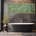 thumbnail image 4 of IDEA4WALL Extra Large Framed Canvas Print Wall Art Meadow's Embrace Impressionist Wildflower Retro Fine Art Nature Botanical Landscape Wall Decor Oversized Artwork Relax/Calm for Rooms - 60"x20", 4 of 5
