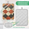 thumbnail image 6 of Yayeee Pot Holders Kitchen Heat Resistant with Pocket 7"x9.8" Cotton Oven Cooking Hot Pads, Checkered Pattern, 6 of 7