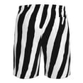 thumbnail image 6 of Naloa Zebra Men's Beach Shorts, Surfing shorts, Swim trunks, Quick Dry Swim Trunks for Surfing Beach Fun - X-Large, 6 of 9