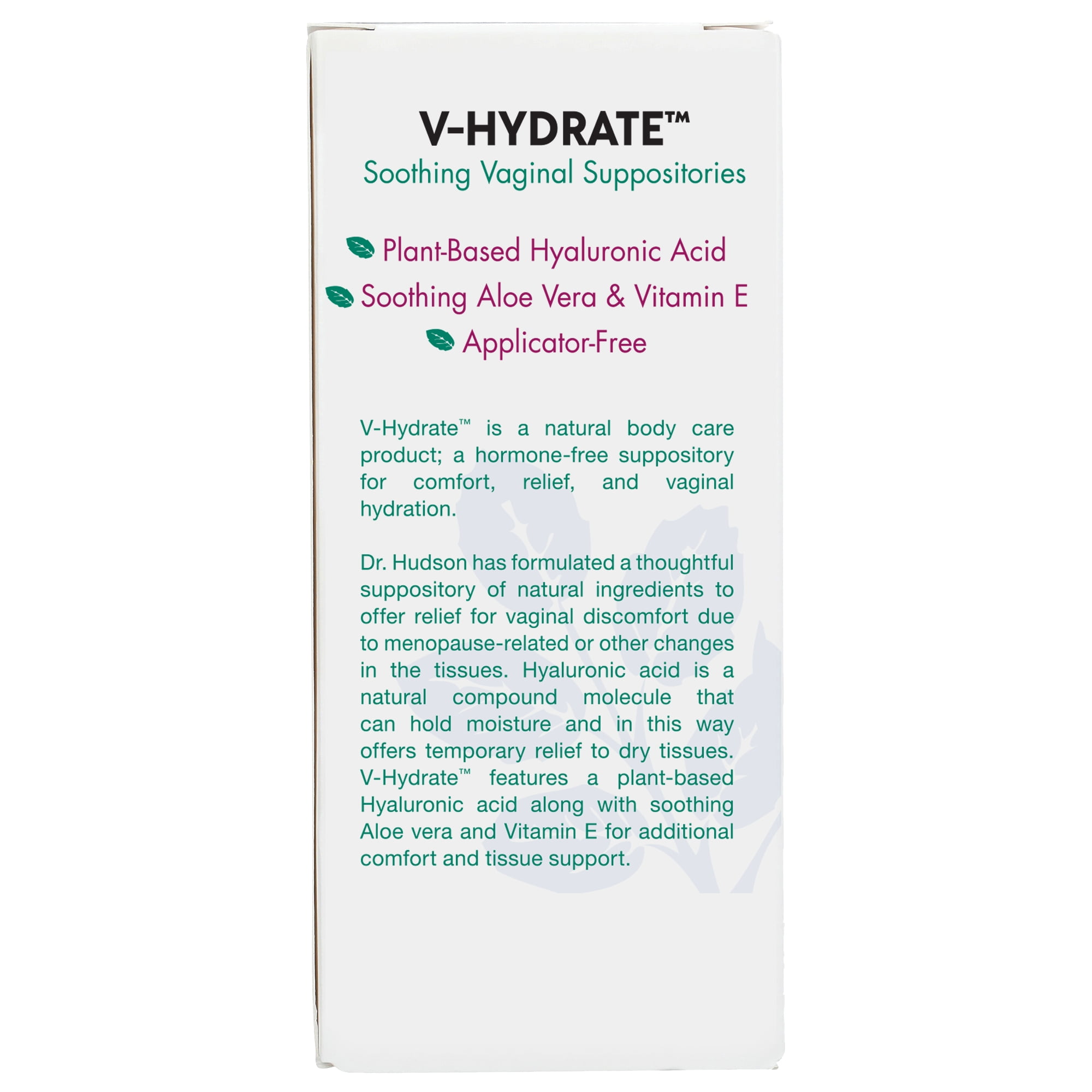 Vitanica V-Hydrate, 24 suppositories