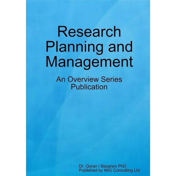 Research Planning and Management (Paperback)