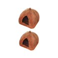 thumbnail image 1 of Cama nido,Casa de cama grande para mascotas suave con suministros de calentador de almohadillas,Casa cálida de invierno Cómodo nido antideslizante,Caseta para gatos de interior EstiloG Sunnimix Cama nido, 1 of 8