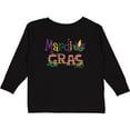 thumbnail image 3 of Inktastic Argyle Mardi Gras Boys or Girls Long Sleeve Toddler T-Shirt, 3 of 5