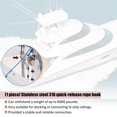 thumbnail image 3 of Stainless Steel Boats Fastener Holder Spring Hook Quickly release Anchors Hook, 3 of 11