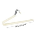 thumbnail image 3 of 5 Pcs Z Shaped Pants Hanger, Heavy Duty Iron Clothes Rack for Closets, Space Saving Storage Organizer for Singles, 3 of 9