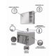 thumbnail image 4 of Mueble Gabinete para Baño con Lavamanos, Monomando y Botiquín con Espejo, Gabinete Moderno con Almacenamiento, Diseño Elegante y Funcional., 4 of 5