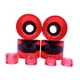 thumbnail image 5 of Ruedas de monopatín Cola Ruedas de skate Ruedas de crucero Rueda de amortiguación duradera con bujes Rojo claro, 5 of 8