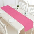 thumbnail image 2 of MKHERT pink Table Runner for Kitchen Wedding Party Home Decor 14x72 inch, 2 of 4