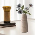 thumbnail image 6 of YOHAVEN Solid Wood Minimalist Vase, Handcrafted Tabletop Decor, Tapered Shape, Polished Finish, Multi-Color Options, Durable Warm Wood Grain, For Flower Arrangements, Living Room Or Display Accent, 6 of 6