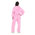 thumbnail image 5 of Forever 21 Women's Bright Pink Loungewear Cropped Hoodie, Elastic Hem Design for Cozy Lounging, XL, 5 of 6