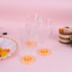 thumbnail image 5 of EeaseMX 10 vasos de postre prácticos de 160 ml, vasos para helado, gelatina, mousse, pudín, mini copas de cóctel, para fiestas, postres, fiestas nocturnas, base naranja., 5 of 7
