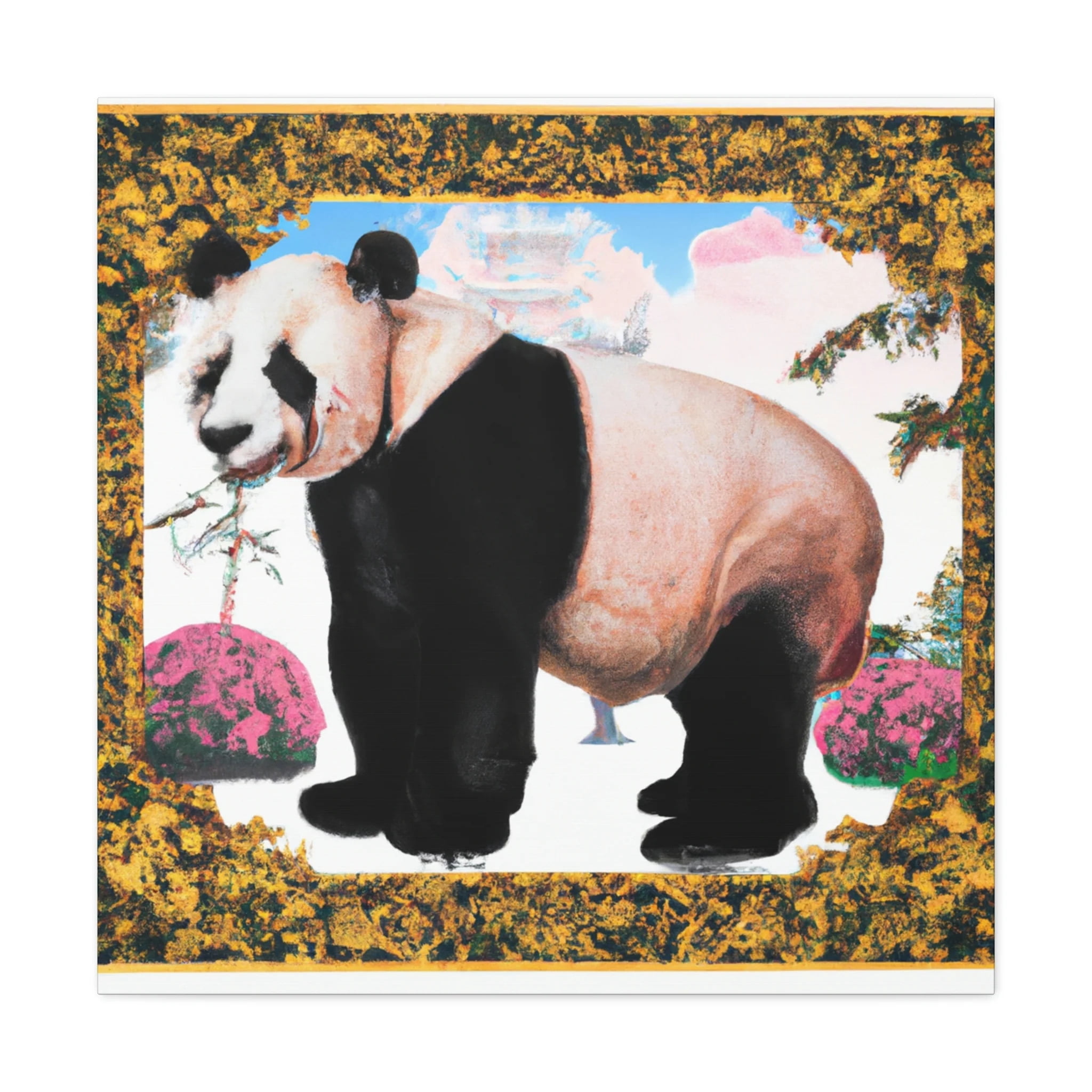 Pandas in Splendour - Canvas - Walmart.com