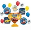 Disney Cars Party Supplies Lightning McQueen 5th Birthday Trophy Balloon Bouquet Decorations 15 pieces