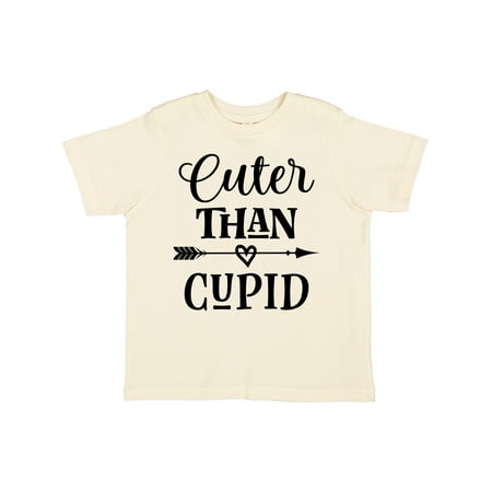 

Inktastic Valentines Day Cuter Than Cupid Gift Toddler Boy or Toddler Girl T-Shirt