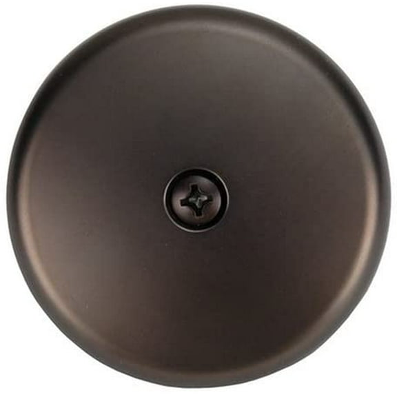 One-hole Face Plate, for Waste and Overflow, Oil Rubbed Bronze Finish - Plumb USA