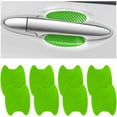 thumbnail image 1 of HSHDLDF 8PCS Car Door Handle Sticker, Carbon Fiber Anti-Scratches Car Door Cup Protector, Non-Marking Auto Door Handle Protective Film, Self-Adhesive Door Side Paint Protector for All Cars (Green), 1 of 6