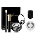 thumbnail image 1 of Kit de Faux Cils et Eyeliner 3 Paires Réutilisables avec Mascara Eyeliner Liquide, 1 of 9
