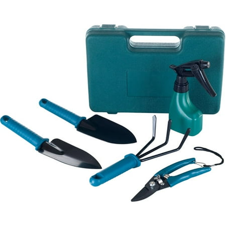 Stalwart 6-Piece Garden Tool Set with Carrying Case