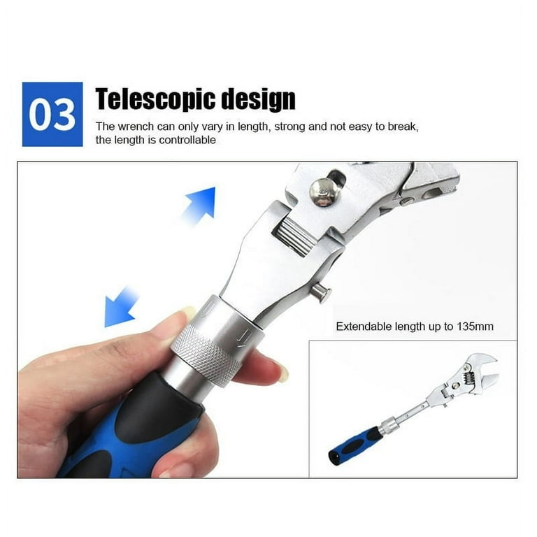 Adjustable Torque Wrench, 5 To 25 Nm 30mm Open End Torque