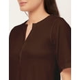 thumbnail image 5 of Moomaya Sleepwear, Solid Night Dress For Women, Jersey Sleep Shirt Lounge Dress, 5 of 8