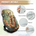 thumbnail image 6 of KUIFORTI Baby Car Seat Cover, Lightweight Car Seat Sunshade Cover, Heat & Sun Seat Reflector to Maintain a Cool Temperature for Baby, Toddler Car Accessories, Giraffe, 6 of 7