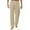 078 Khaki, variant on On Clearance Mens Pants Elasticated Waist Pockets Slacks Solid Color Trousers Base Pants Wide Leg Slacks Plus Size Trousers Drawstring Pants Straight Leg Slacks Golf Trousers