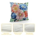thumbnail image 4 of ONETECH  Peony Flower Throw Pillow Covers Watercolor Pink Floral Decorative Throw Pillow Cases Soft Outdoor Cushion Covers for Sofa Couch Bedroom Home Decor, 4 of 5