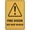 Warning Sign 4, variant on Caution Farm Animals Bright Yellow Outdoor Safe Sign - 8"x12", UV Protected, Weatherproof - Farm, Rural Road, Ranch, Livestock Area Alert