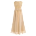 thumbnail image 2 of Haitryli Big Girls Elegance Wedding Flower Girl Lace Chiffon Prom Dress Long Evening Gown Champagne 16, 2 of 7