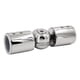 thumbnail image 1 of Advancent Conector de barra Barra de cortina Cuarto de baño de acero inoxidable Ajustable para ventana negro Tratamientos de ventanas brillante, 1 of 1
