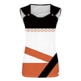thumbnail image 4 of ALLLIST Orange Womens Tops Clearance V-Neck Sleeveless Graphic Tank Tops Tank Top for Women XXL, 4 of 4