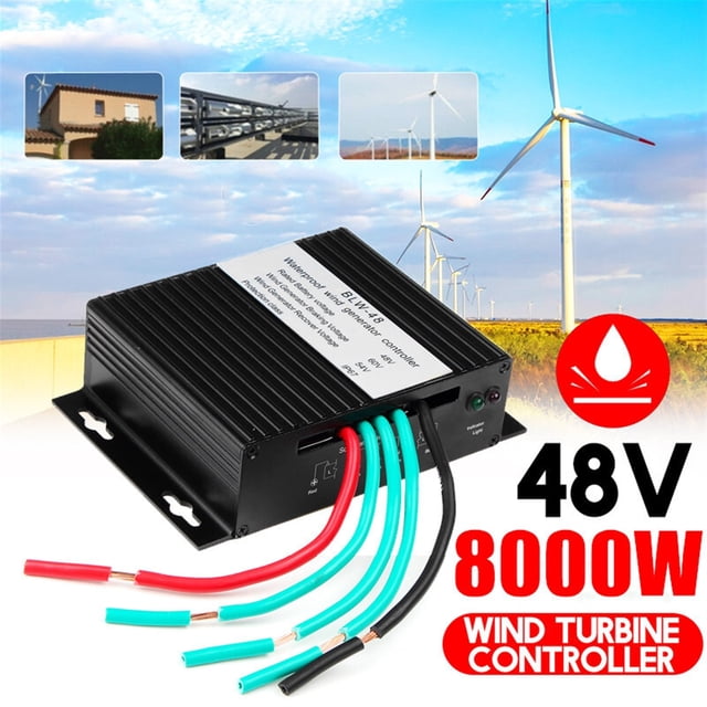 Efficient 8000W DC 12V/24V/48V Wind Turbines Generator Charge Controller Waterproof Battery Charge Controller Regulator ,Easy to Install