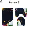 thumbnail image 3 of PULLIMORE 3 Pcs/Set Christmas Non-Slip Bathroom Set Xmas Style Toilet Lid Cover Bath Rugs and Mat Festivals Christmas New Year Decorations, 3 of 8