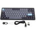 thumbnail image 2 of Teclado de juego, Teclado Mecánnico 16.8 MILLONES RGB 2.4G TECLETAS PBT INALÁMBRICAS 84 TECLAS TIPO C 21 Flight Para Para, 2 of 7