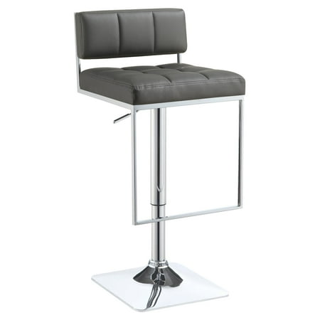 Profile Bar - Coaster Company Low profile Adjustable Bar Stool, Grey