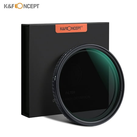 K&F CONCEPT 67mm Ultra-thin Adjustable Variable Neutral Density Filter Fader ND2-ND32 for Camera Lens for Canon Sony Nikon