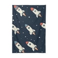 thumbnail image 6 of Yayeee Tablecloths for Rectangular Tables 60 x 60 inch Party Table Cover, Rocket Pattern, 6 of 6
