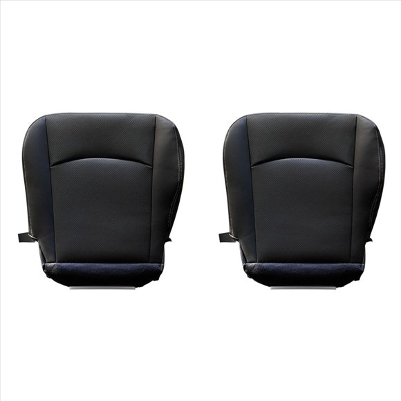 2X Car Seat Cover Leather Seat Cushion Shell Trim for Ram 1500 2009-2012 Driver Side,2x Car Seat Cover,Black
