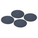 thumbnail image 1 of Uxcell 4 Pcs Fundas Redondas de Taburete de Poliéster para Asientos de 11"- 14" para Sillas, Funda de Taburete Gris, 1 of 6