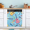 thumbnail image 5 of Dishwasher Magnetic Sticker 23x26 Inch Refrigerator Magnetic Sticker Washing Machine Magnetic Sticker Kitchen Panel Magnetic Sticker Home Decor Color Guitar, 5 of 6