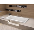 thumbnail image 2 of Aqua Eden XVTPN672817C 67-Inch Acrylic Rectangular Drop-In Tub with Center Drain in Glossy White, 2 of 4