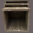 thumbnail image 3 of Repisas Flotantes Cuadradas Set premium Café integral, 3 of 3